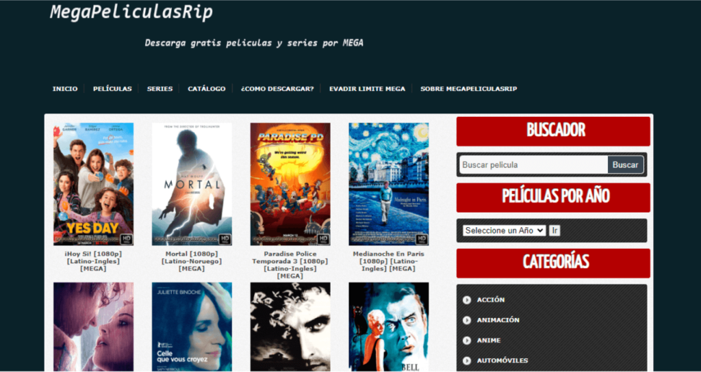 páginas para descargar películas gratis