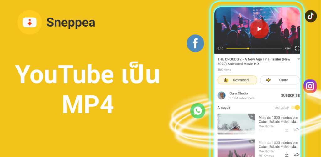 youtube เป็น mp4