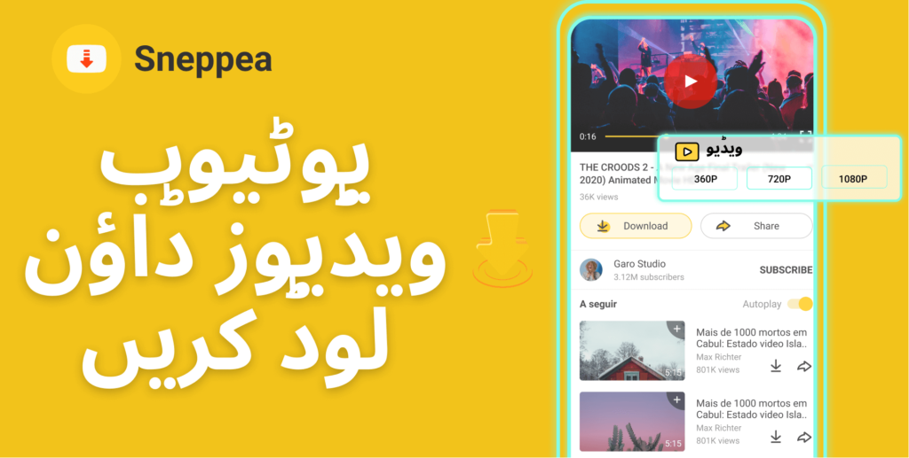 یوٹیوب ویڈیوز ڈاؤن لوڈ کریں