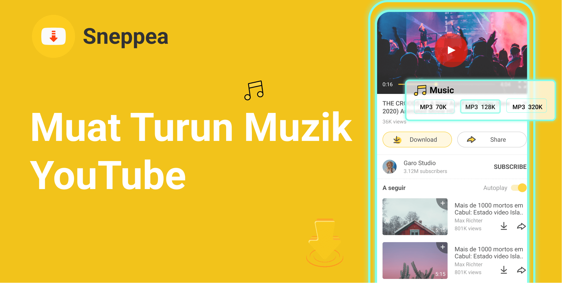 muat turun muzik youtube