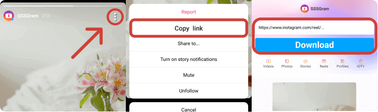 download instagram stories on phone
